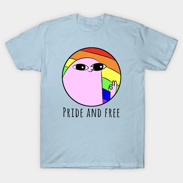 Lgbt pride and free T-Shirt by Indiestyle